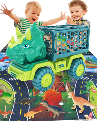 JKGIFTS Dinosaur Truck Toy crafted with safe, non-toxic materials.