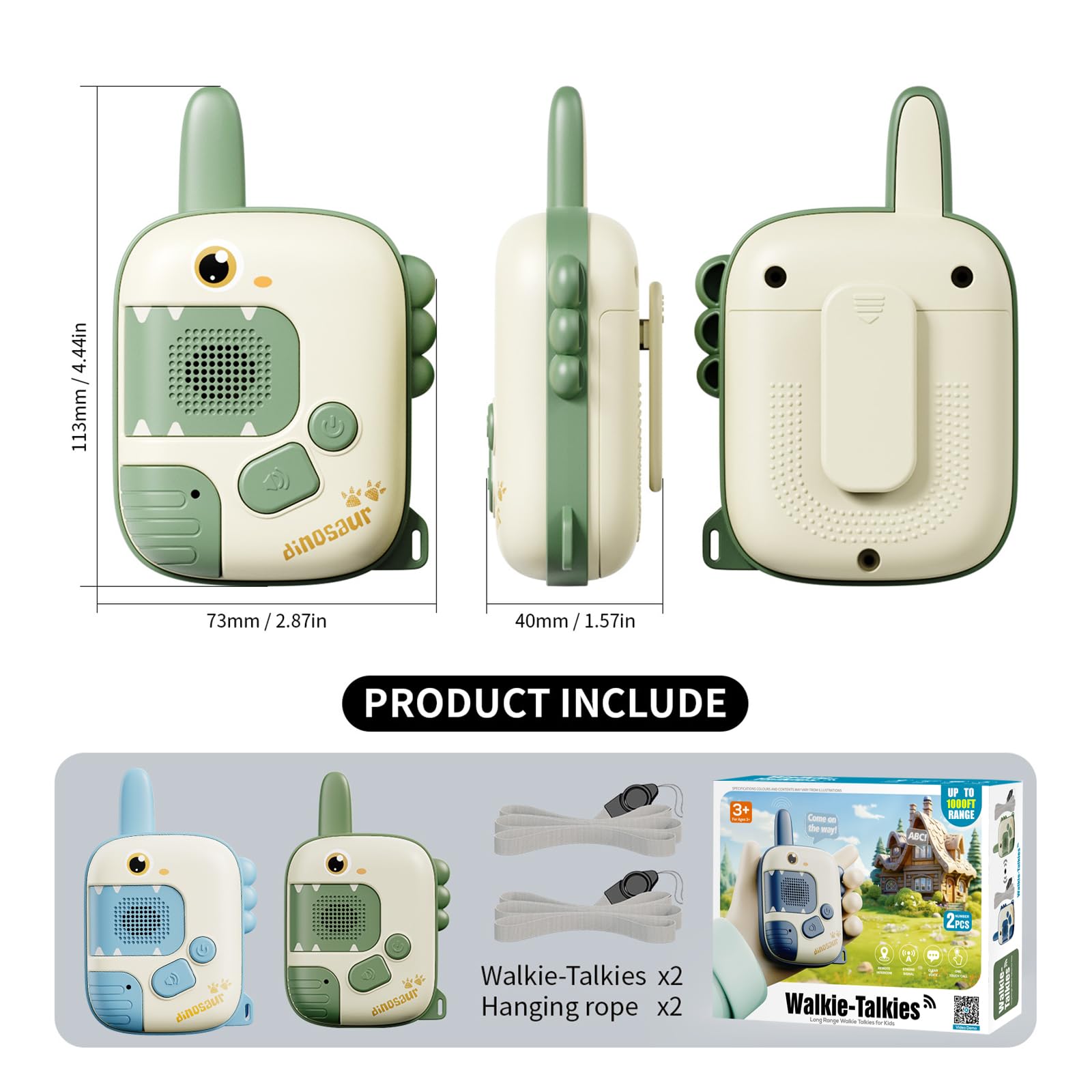 JKGIFTS outdoor camping walkie talkies enable family communication during adventures.