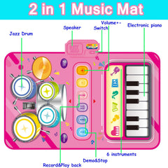 JKGIFTS piano side with 13 keys invites melody exploration.