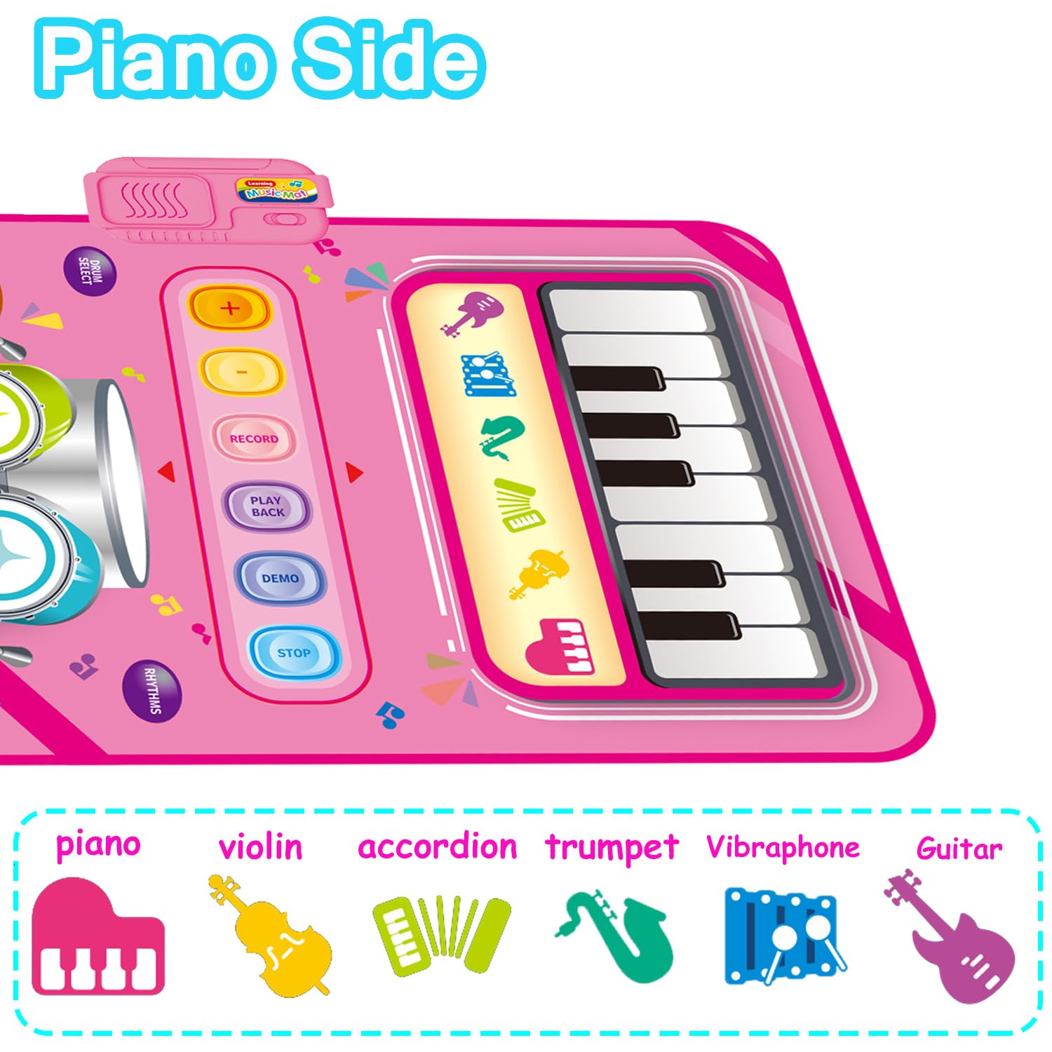 JKGIFTS safe nonwoven material keeps play gentle and easy to clean.