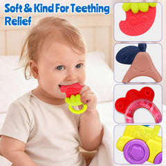 JKHEPL baby toys colorful rattle collection for visual tracking and sound awareness.