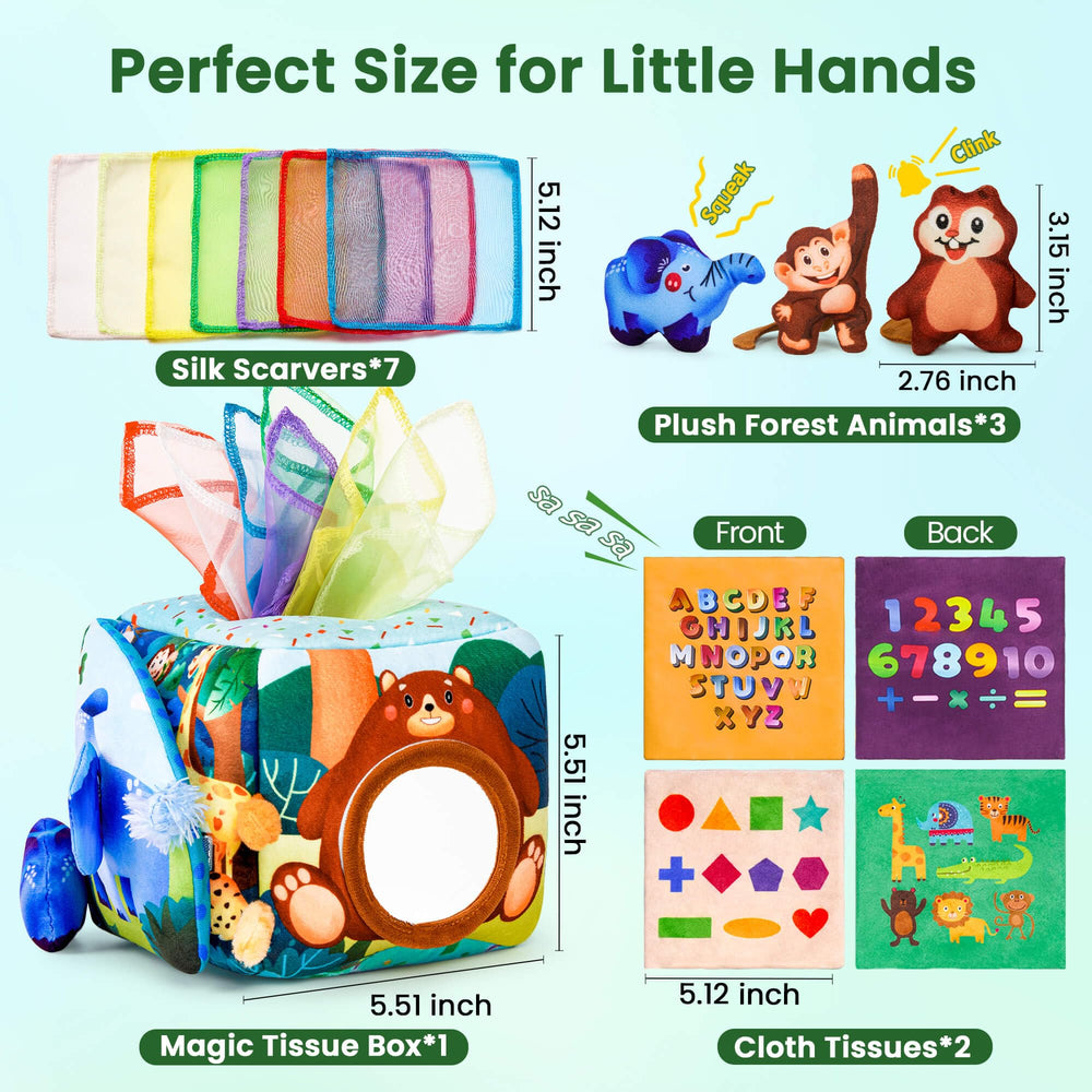JKHEPL plush elephant sound toy invites touch and auditory feedback.