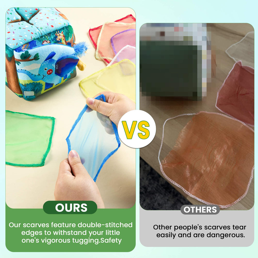 JKHEPL reinforced tissue box construction for durable play.