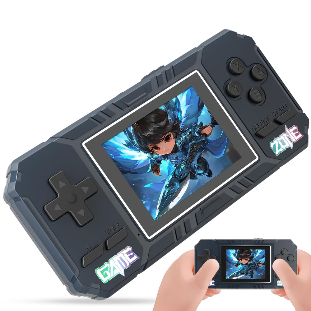 JKV handheld console displaying 520 classic games for on-the-go fun