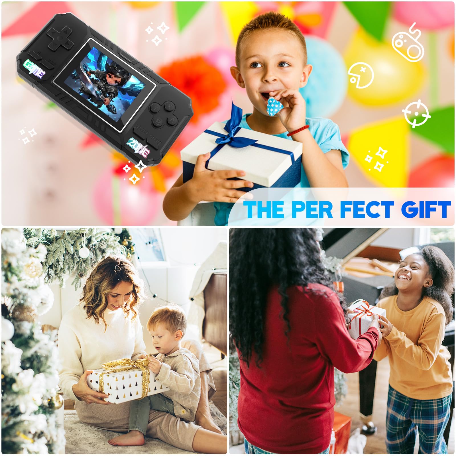 JKV handheld in use during family fun on the go