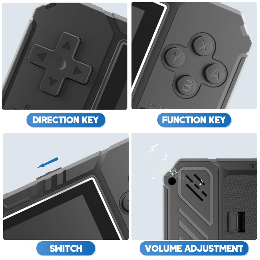 JKV handheld console TV out for larger screen gaming