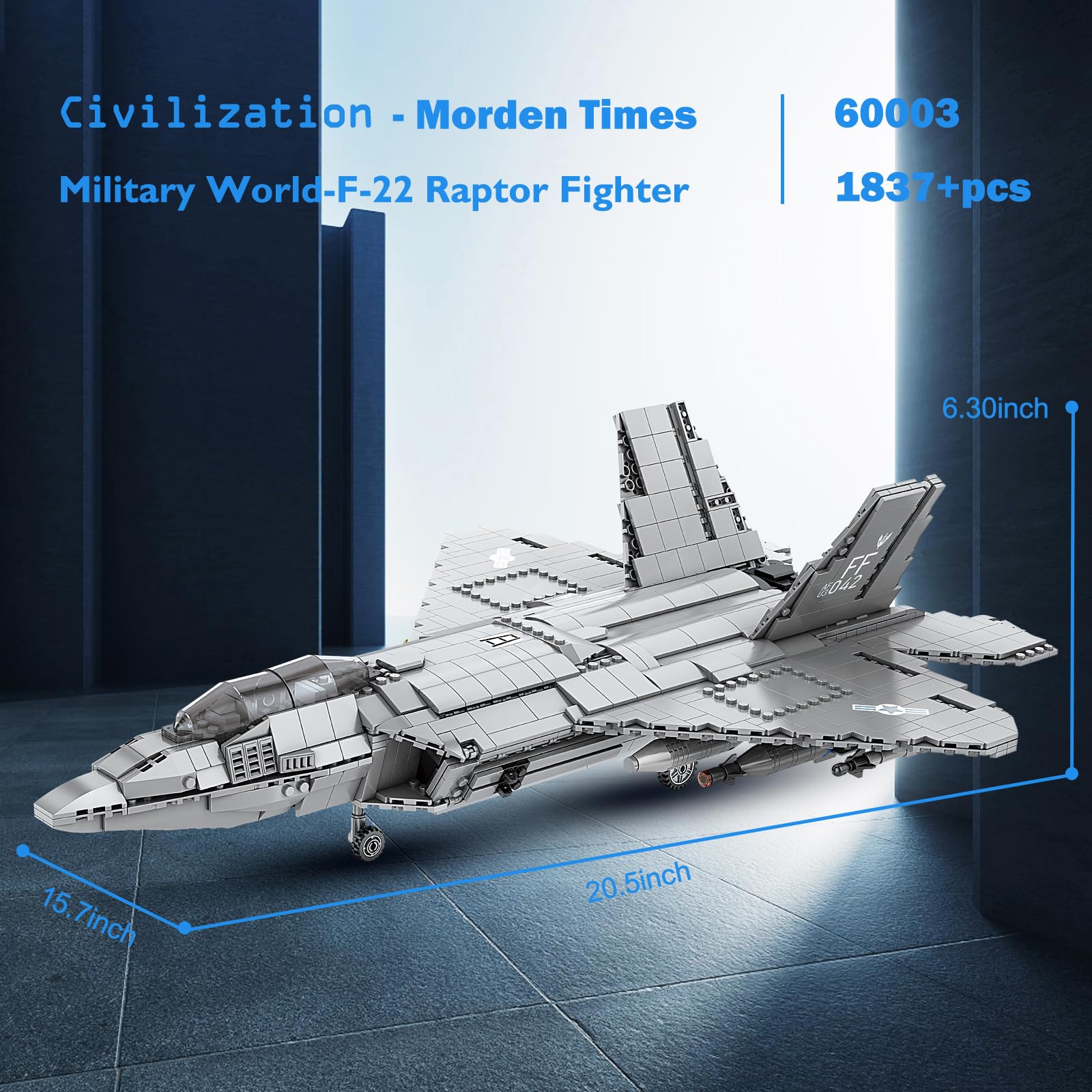 JMBricklayer F-22 Raptor missile mounts offer varied display options and realism.