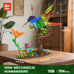 JMBricklayer hummingbird realistic eyes and features enhance home decor realism.