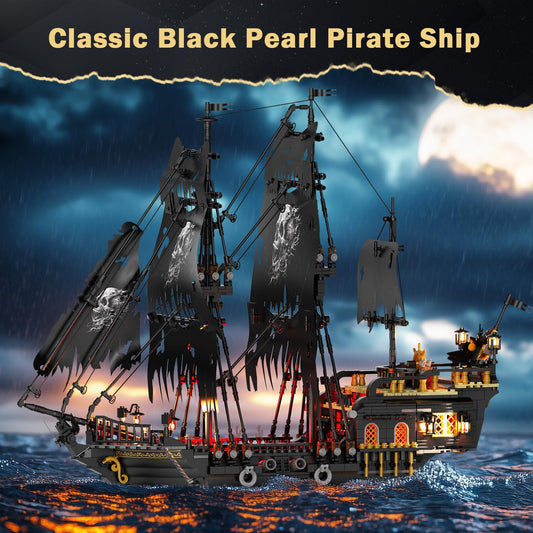 JMBricklayer pearl pirate ship interiors reveal cabins and openable features.