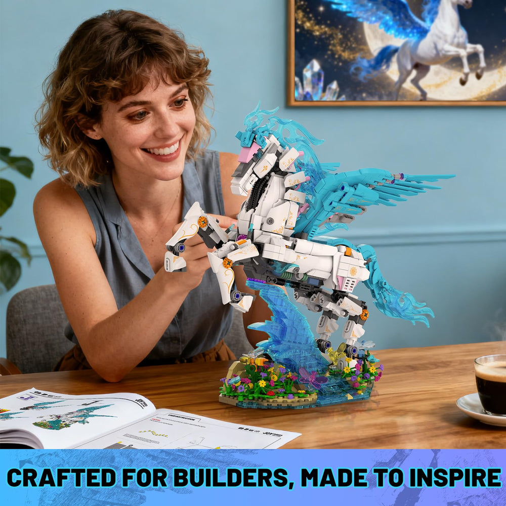 JMBricklayer Pegasus instruction manual guides a smooth step-by-step build
