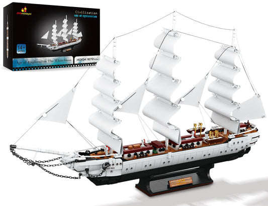 JMBricklayer White Swan mast detail highlights authentic ship features for display realism.