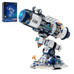 JMBricklayer Space Telescope Base Assembly—the sturdy base for a dramatic display.