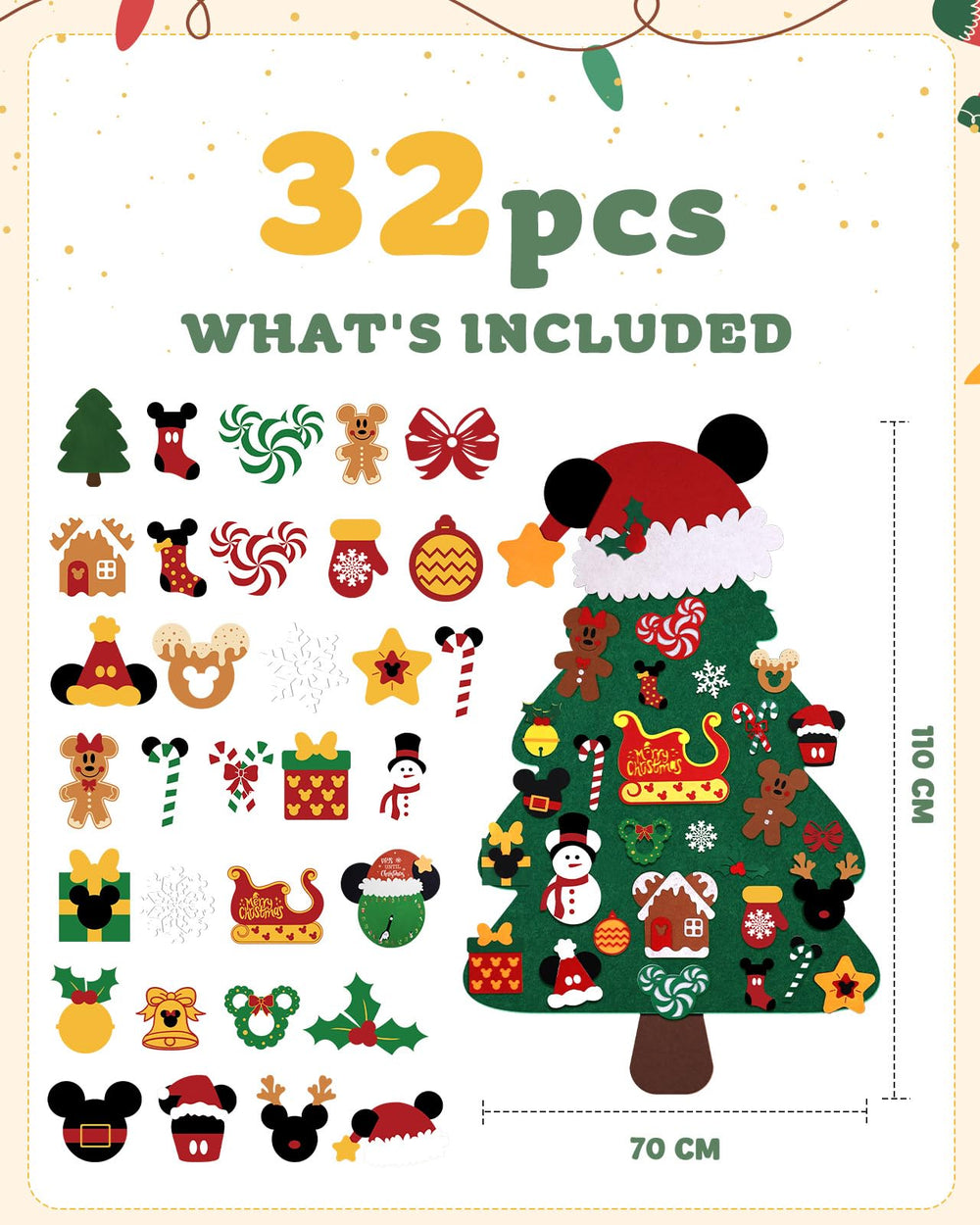 JMHACHY 30-ornament set sparks creative decorating play.