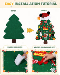 JMHACHY hook-and-loop design keeps ornaments secure.