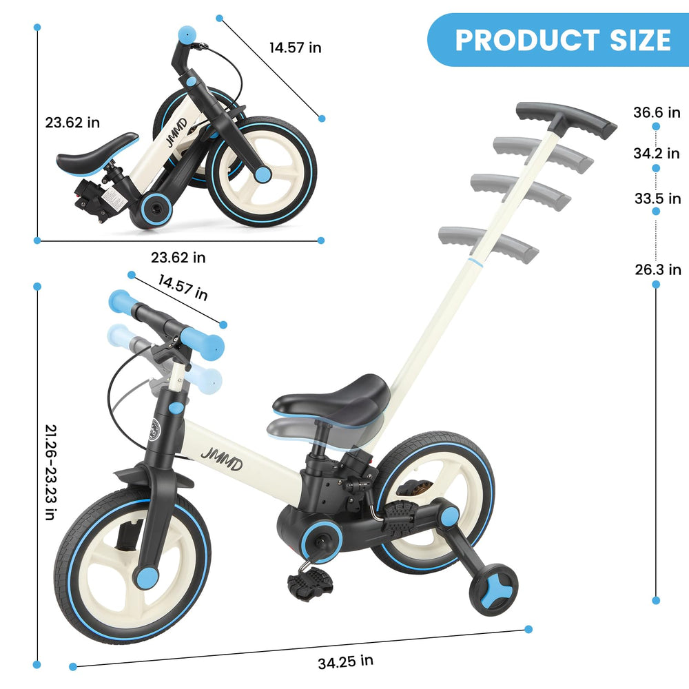 JMMD 6-in-1 toddler bike makes a thoughtful gift for growing kids.