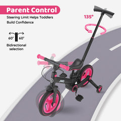 JMMD 6-in-1 with training wheels builds initial balance and confidence.