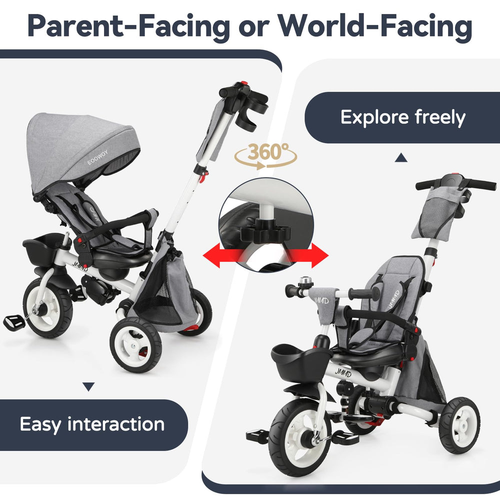 JMMD folded tricycle fitting in car trunk proving travel convenience