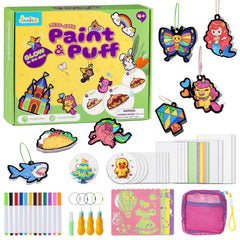 JMMICO 81pcs 3D art set for imaginative puff art projects