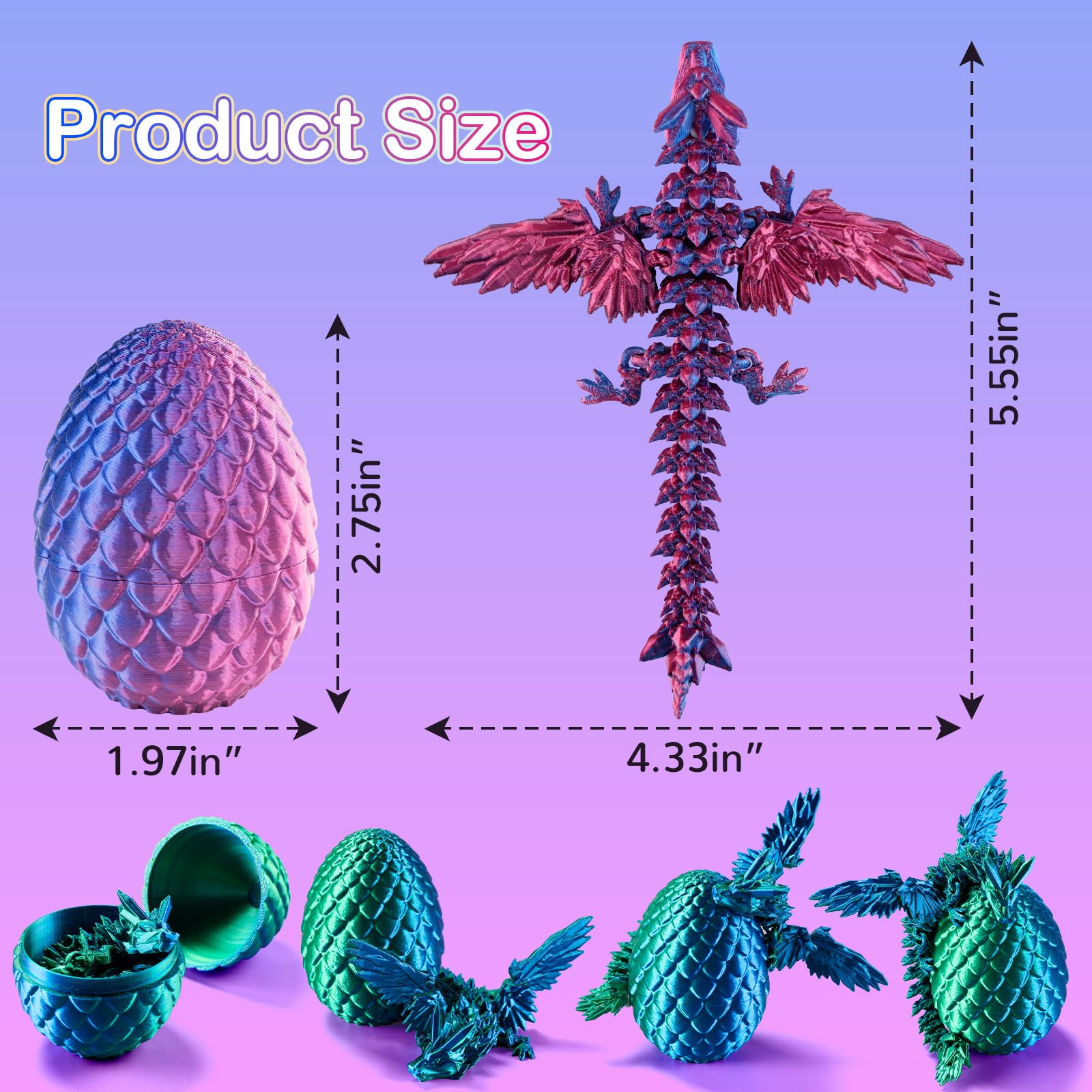 JMMICO rainbow eggs highlight vibrant colors for desk decor and gifts.