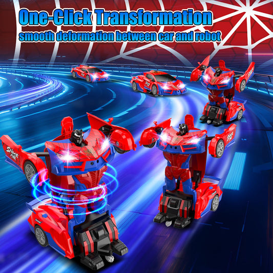 JMOROCR Spider Transform car side view showing sleek design and easy transform action.