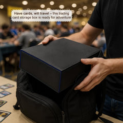 JNLODGE built-in display stands highlight prized decks on your desk.