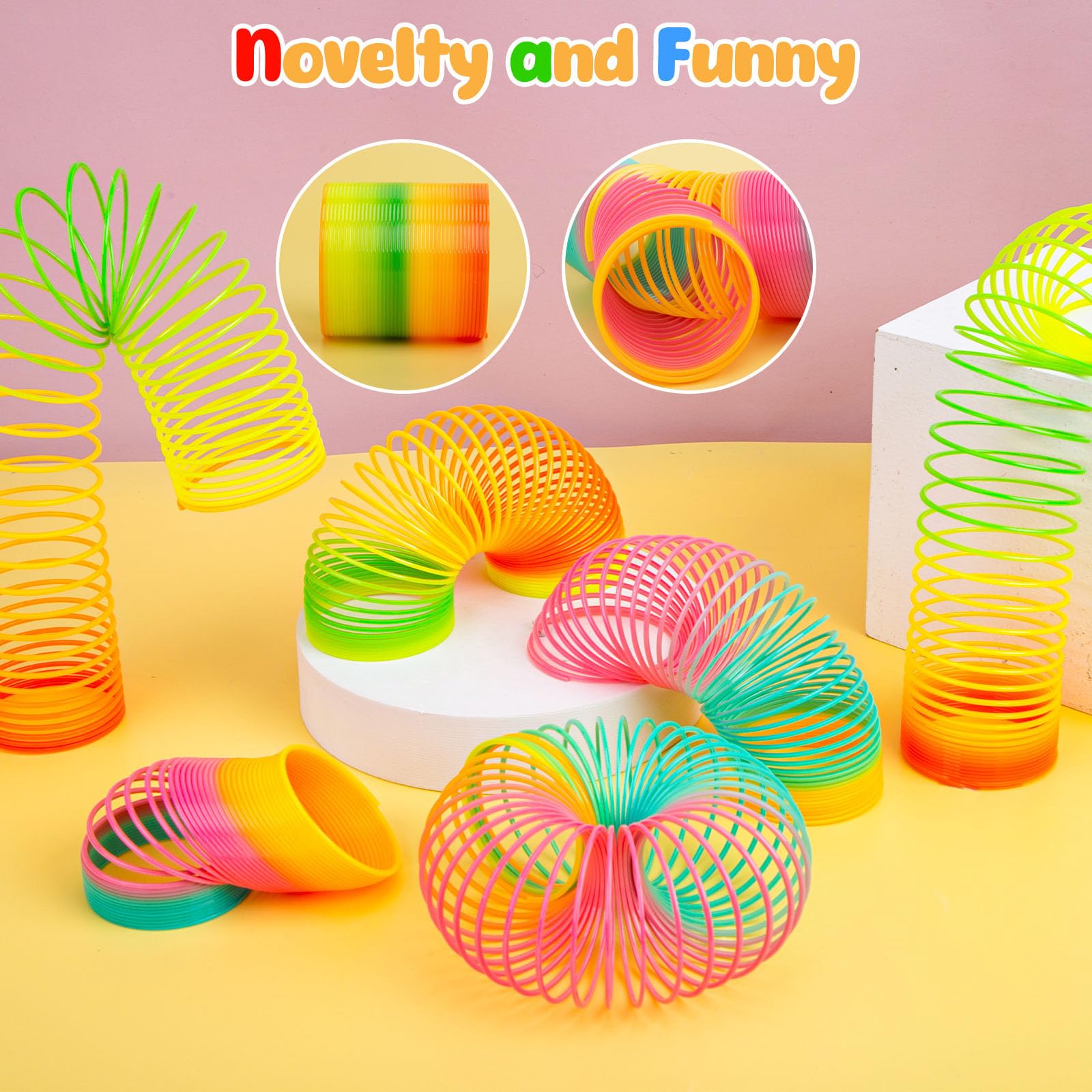 JOHOUSE colorful springs for classroom prizes and learning activities