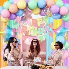 Jobkoo complete pastel party set for quick, stylish setup.