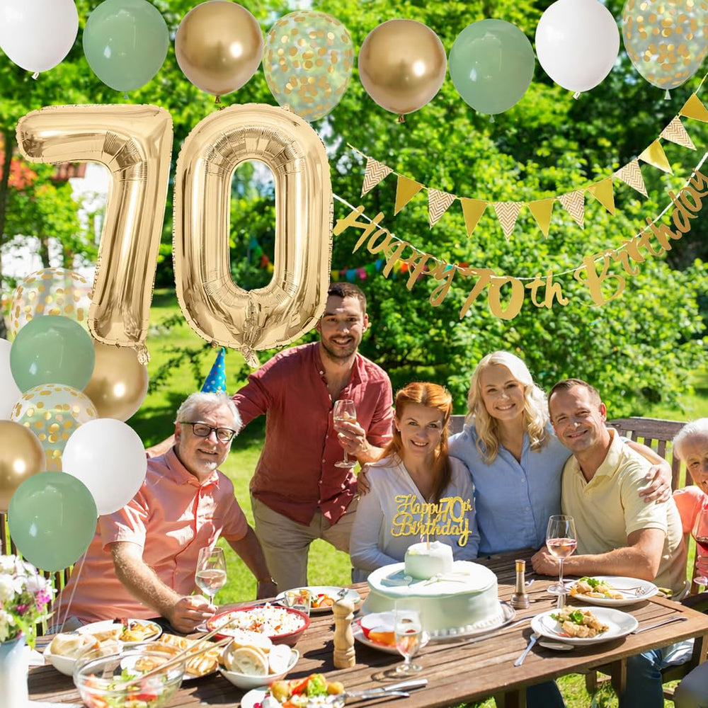 Jobkoo Sage Green 10-inch latex balloons—coordinated party accents for a refined look.