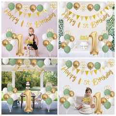 Jobkoo sage green 10inch balloons bring fresh color and cohesion