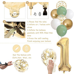 Jobkoo White ribbon—easy hanging accessory to finish the balloon arch.
