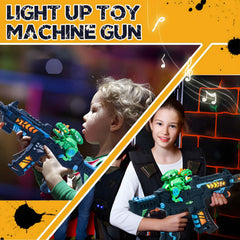 JOCOUNY toy gun battery compartment shows easy access for AA batteries