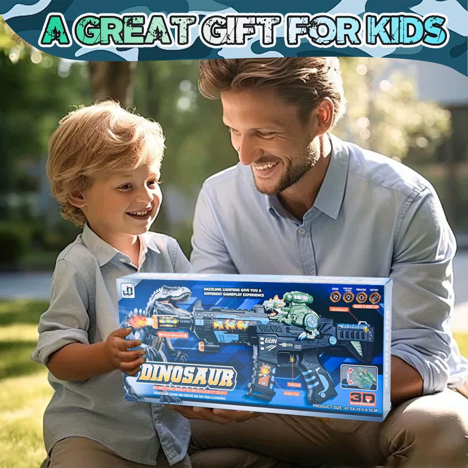 JOCOUNY gift-ready toy gun packaging suitable for birthdays and holidays