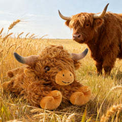 JOD Highland Cow care tip: machine washable for easy cleaning.