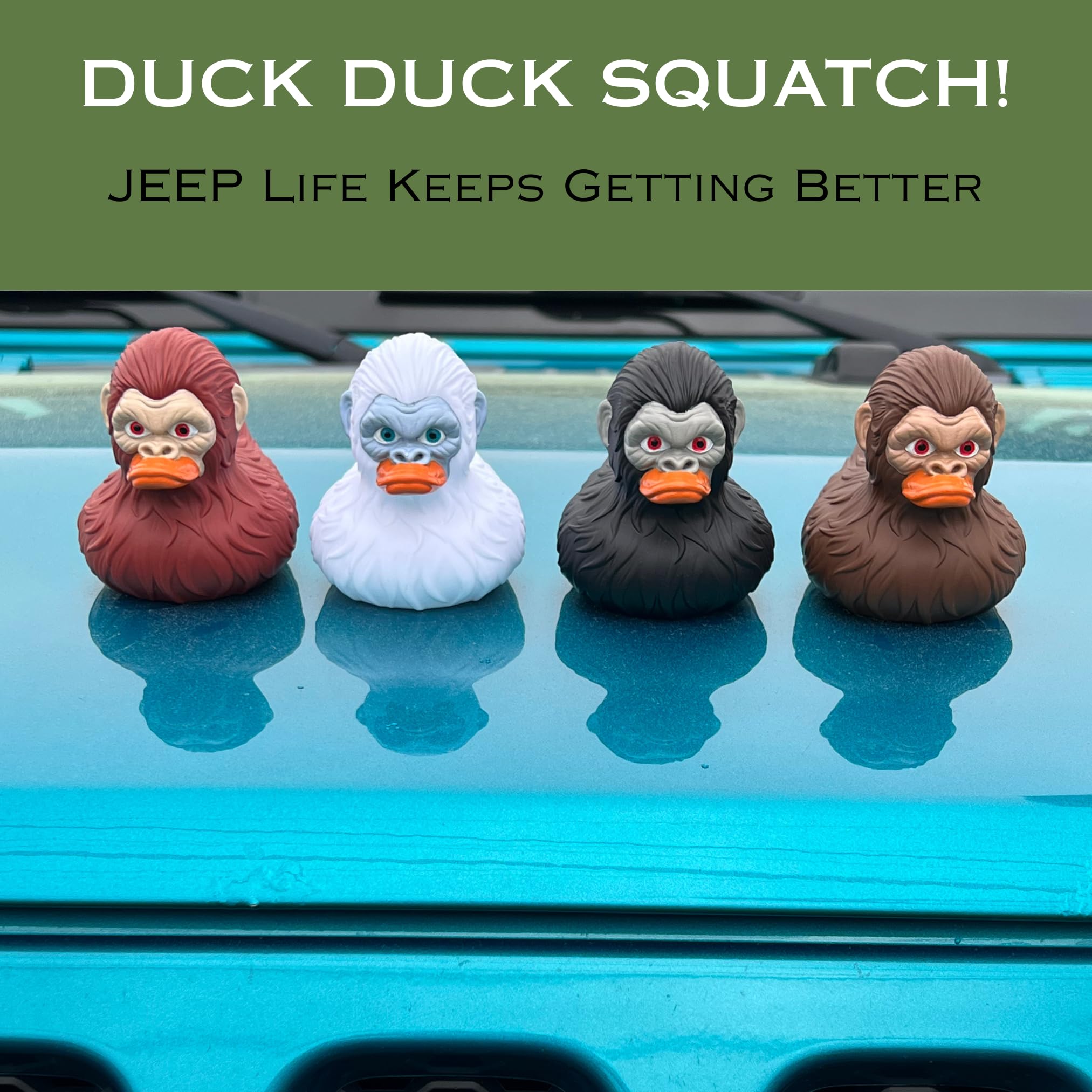 Jodges Trunk Yeti inspired Jeep Duck during bath time fun