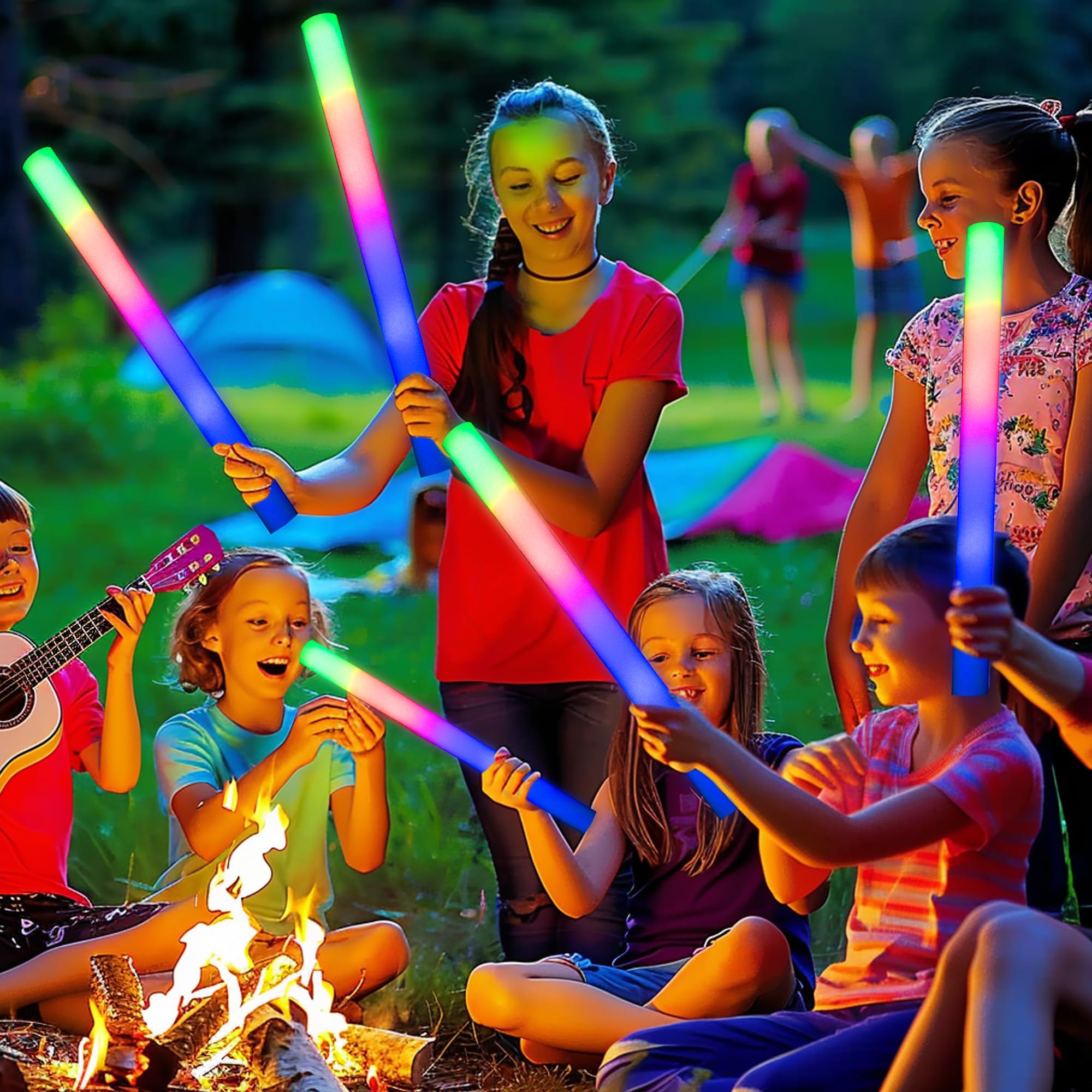 JODOUEEIR durable safe foam glow stick with bendable design.