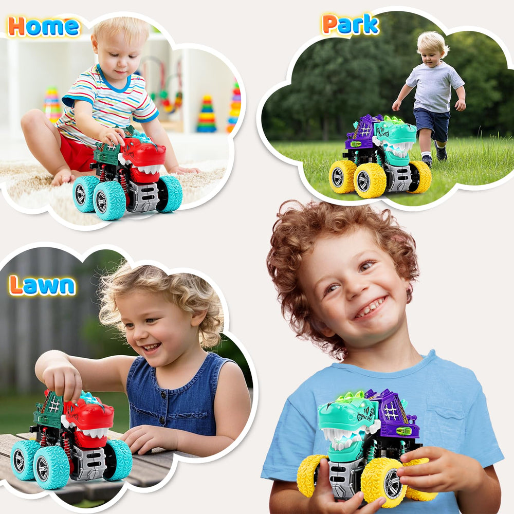 JODUDLR 360 spin stunt, easy push features for little hands