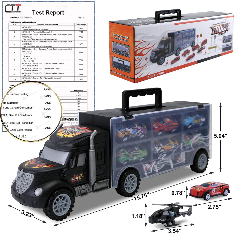 JODUDLR 12 die-cast vehicles for immersive pretend play sessions.