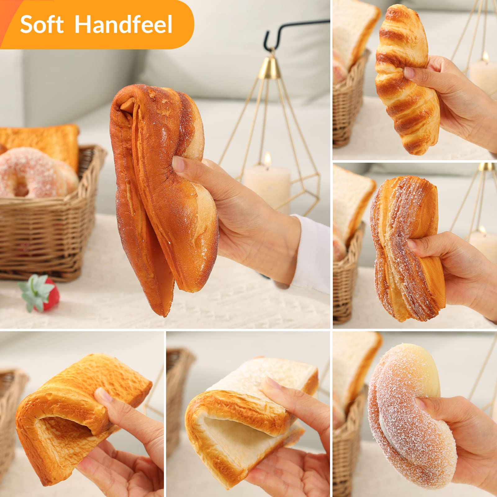 Joeabor artificial bread toast: lifelike texture enhances kitchen and cafe mockups.