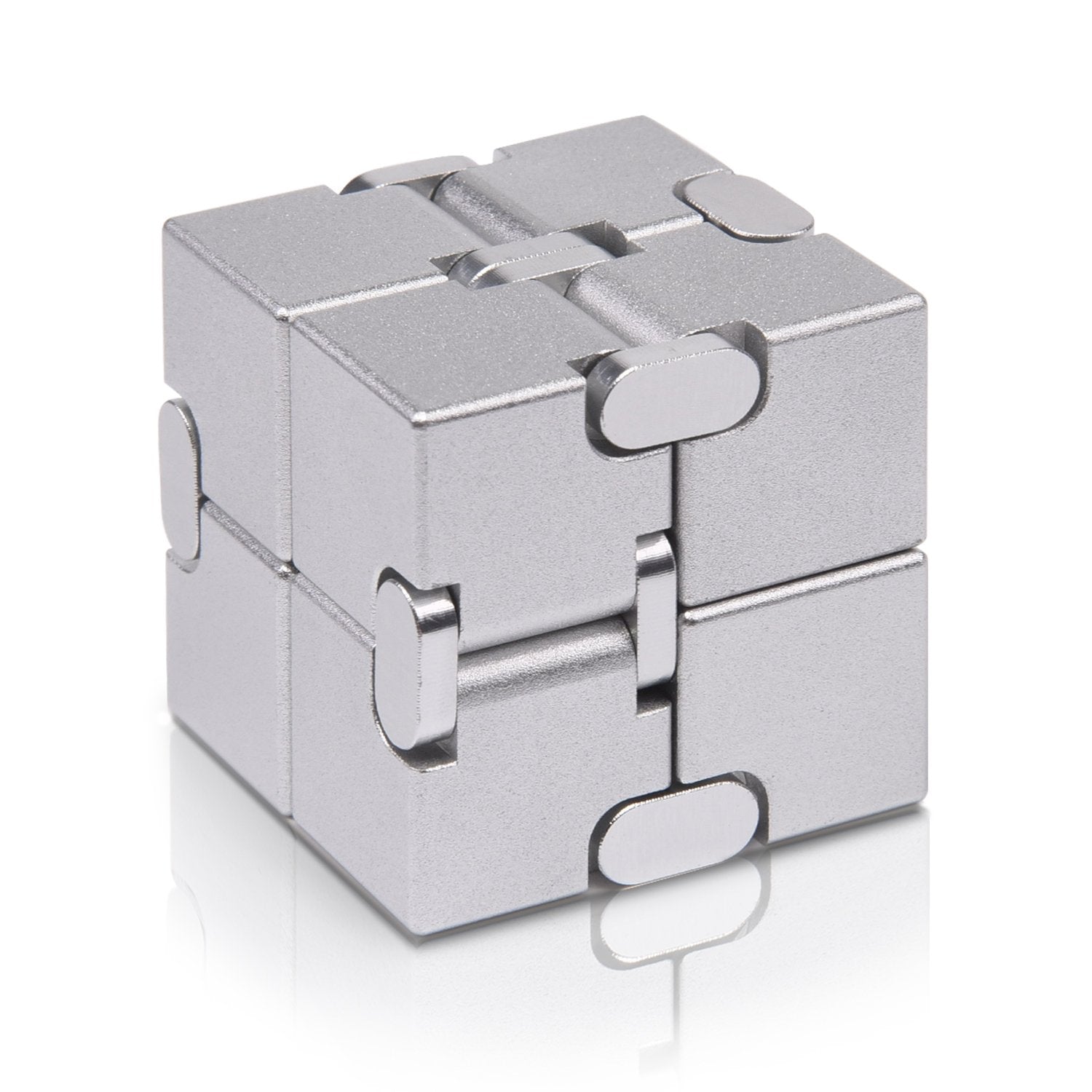 JOEYANK Infinity Cube metal front view for smooth rotation and focus aid.