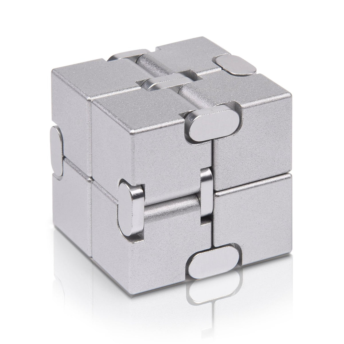 JOEYANK Infinity Cube metal front view for smooth rotation and focus aid.