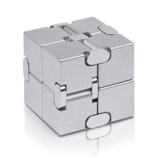 JOEYANK Infinity Cube metal front view for smooth rotation and focus aid.