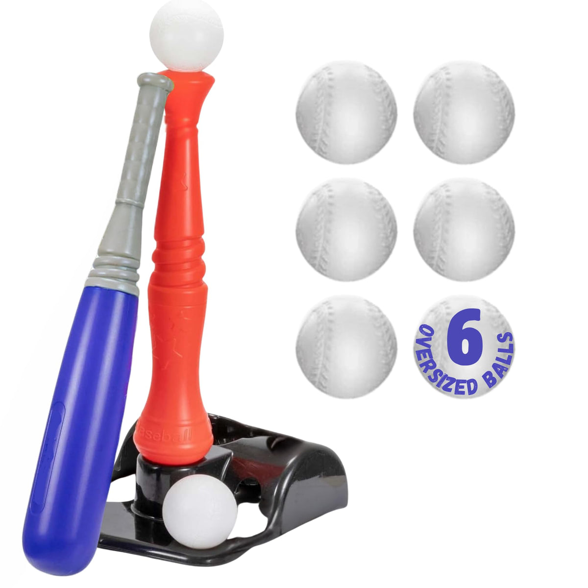 JOEY'Z Tball Set tee aids early batting practice for toddlers
