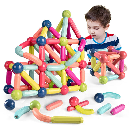 Jofarstep magnetic balls in bright colors spark imaginative building and hands-on learning.