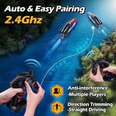 Jogpun 30kmh RC boat water cooling system keeps motor cool during play