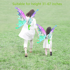 Johehe automatic battery-operated wings provide hands-free glowing fun for kids
