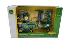 John Deere 7720 combine with two heads, detailed model for interactive harvest scenes.