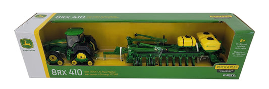 John Deere 8RX 410 toy soft feel tracks enhance tactile play