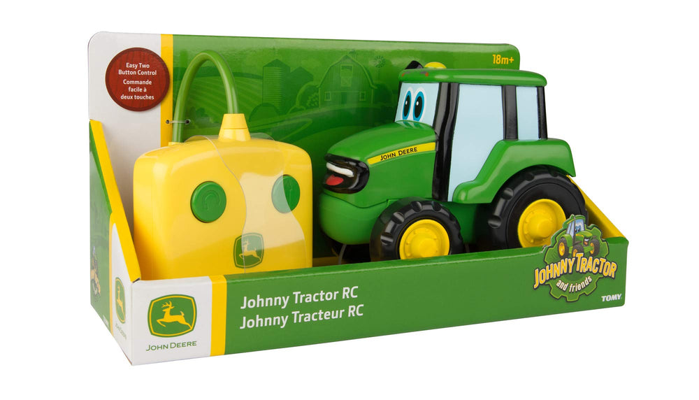 John Deere Johnny Tractor RC battery requirements graphic explains power needs