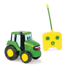 John Deere Johnny Tractor RC front view showing a friendly face for toddler adventures