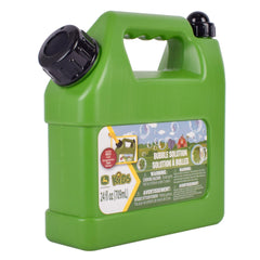 John Deere bubble bottle with easy-grip handle for quick fill.